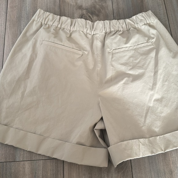 Public Rec Rec Short Womens Size‎ 32 khaki Cuffed Pull On waistband - Picture 5 of 6